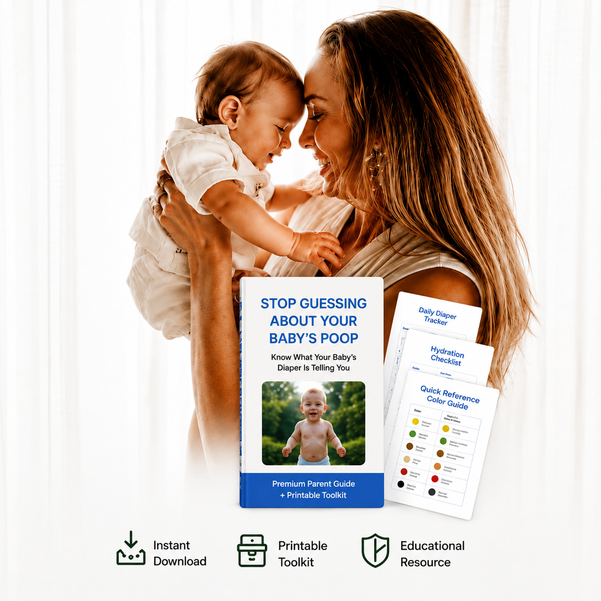 Stop Guessing About Your Baby's Poop ... Know What Your Baby's Diaper is Telling You.