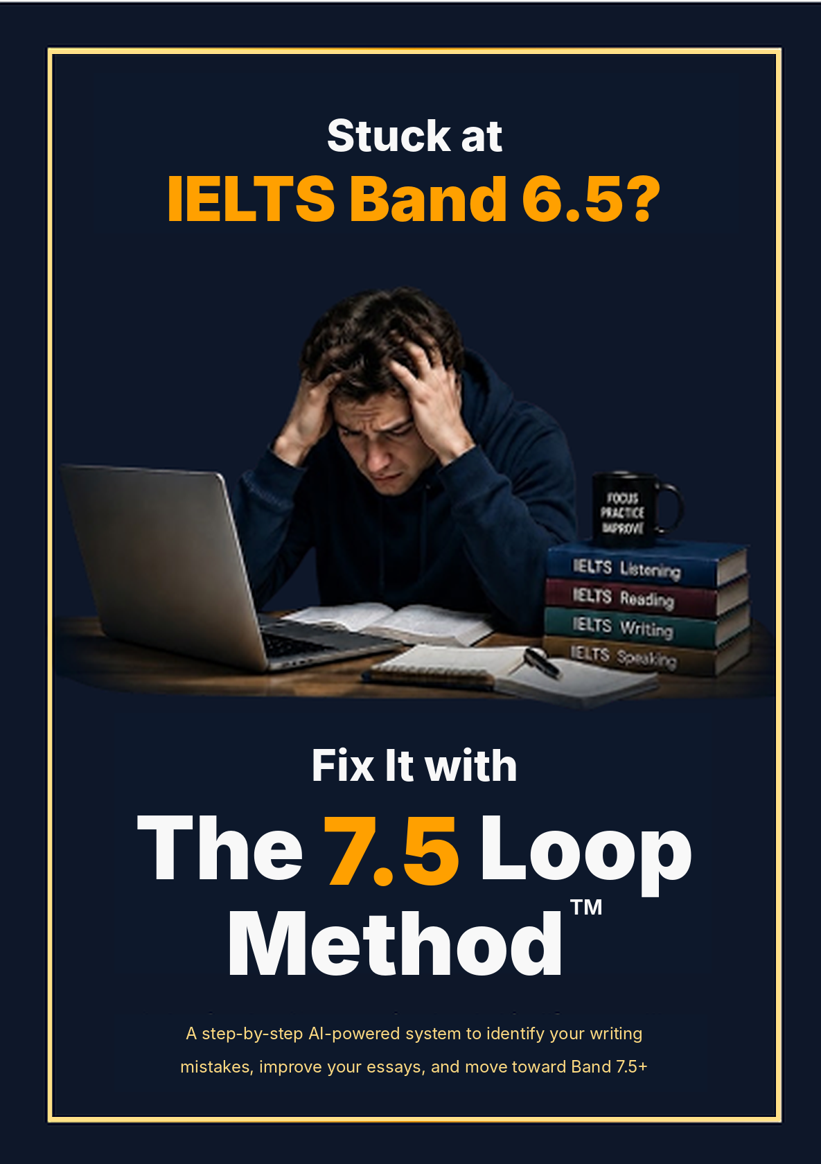 Stuck at IELTS 6.5? Fix It With The 7.5 Loop Method™